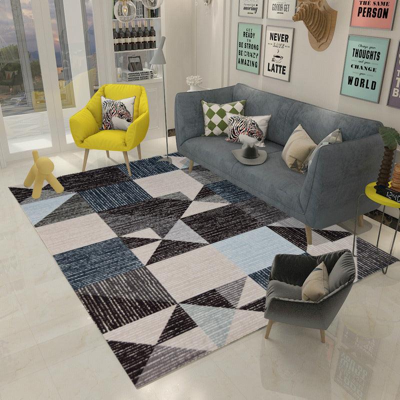 Minimalist Style Rug Living Room Modern Geometry