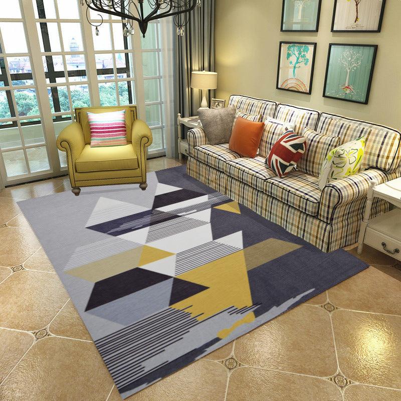 Minimalist Style Rug Living Room Modern Geometry