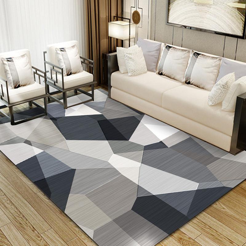 Minimalist Style Rug Living Room Modern Geometry