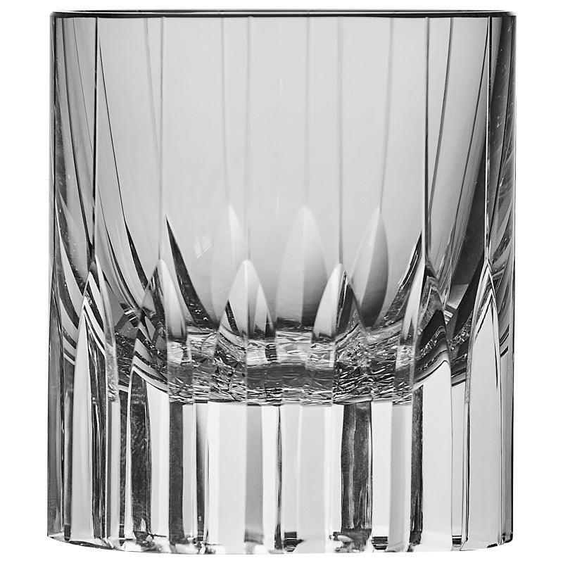Hand Carved Whiskey Crystal Glasses