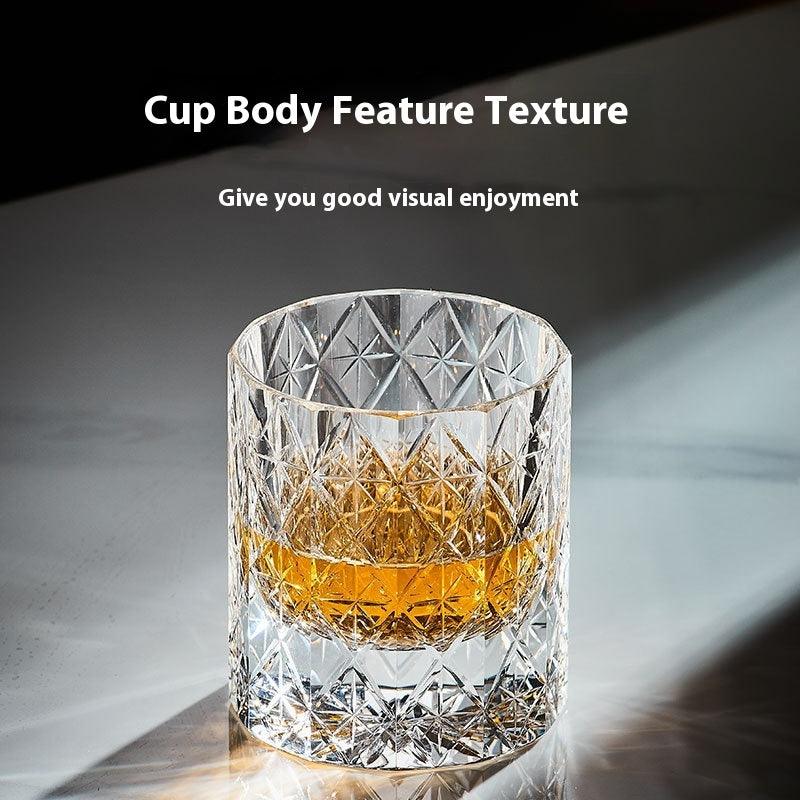 Hand Carved Whiskey Crystal Glasses