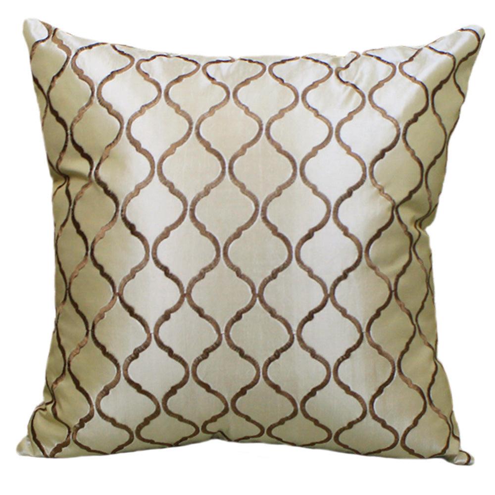 Imitation silk compound embroidery