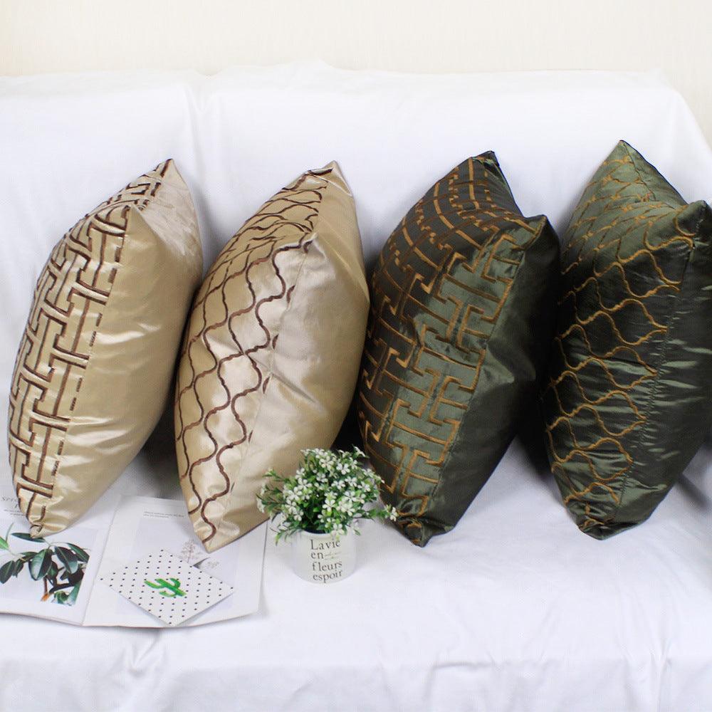 Imitation silk compound embroidery
